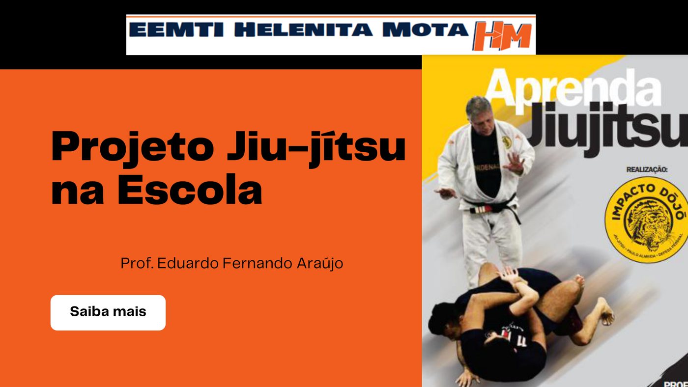 Capa do documento do Projeto Jiu-Jitsu na Escola, do professor Eduardo Fernando Araújo
