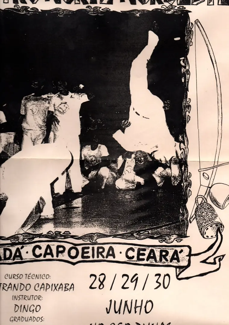 Cartaz do Encontro Norte-Nordeste do Abadá-Capoeira Ceará