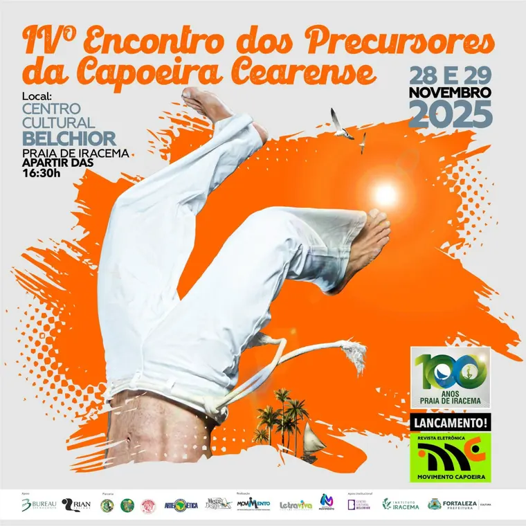 Cartaz do IV Encontro dos Precursores da Capoeira Cearense