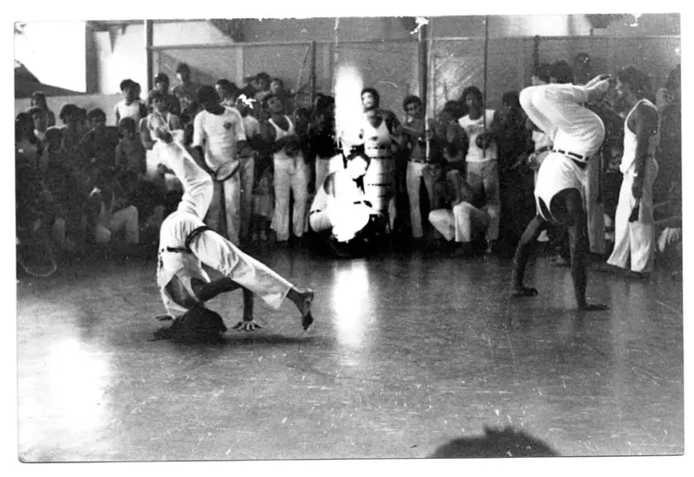 Roda de capoeira registrada nos anos 80
